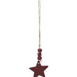 Suspension de Noël forme étoile mdf