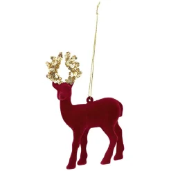 Suspension de Noël Renne en velours