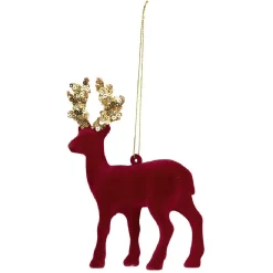 Suspension de Noël Renne en velours