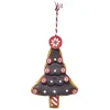 Suspension de Noël Sapin en pain d'épice H10,5 cm