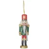 Suspension de Noël soldat Casse Noisette en bois Ø5xH12cm