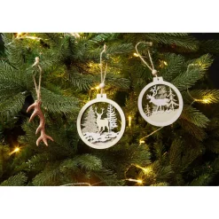 Suspension en bois Ø 21cm 2 modèles