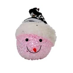 Suspension lumineuse bonhomme de neige 1 led multicolore