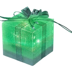 Suspension lumineuse forme cadeau 1 led multicolore