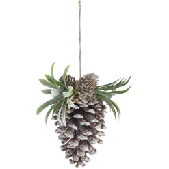 Suspension pomme de pin décoration de Noël