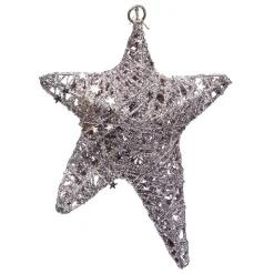 Suspension pour sapin de Noël étoile filante paillettée