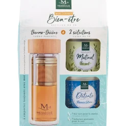 Théière Infuseur nomade verre Mességué Thermo transparent 350 ml