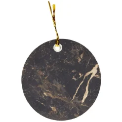 Étiquette cadeau Noël dorée x6