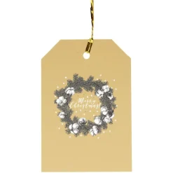 Étiquette cadeau Noël x6