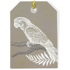 Étiquette pour paquet cadeau Noël Doré Argenté x6