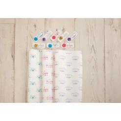 Étiquettes cadeau colorées x8