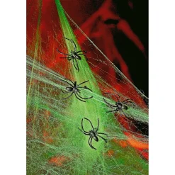 Toile Halloween avec araignée x4