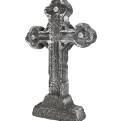 Tombe croix grise