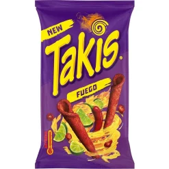 Tortillas roulées Takis fuego goût piment citron vert 100gr