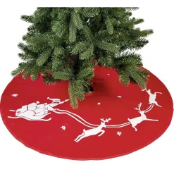 Tour de sapin en feutrine lumineux ø90 cm