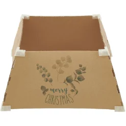 Tour de sapin motif végétal