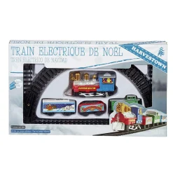 Train de Noël électrique 4 wagons