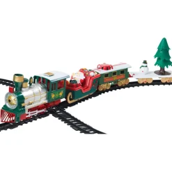 Train de Noël électrique animé