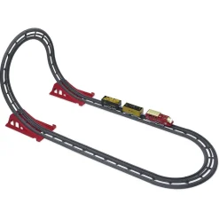 Train de Noël lumineux 16 LED multicolore