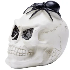 Tête de mort Halloween en polyrésine