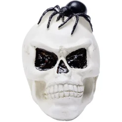 Tête de mort Halloween en polyrésine