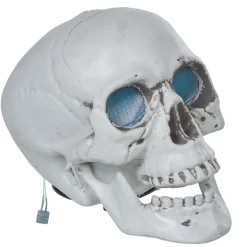 Tête de mort sonore et lumineuse