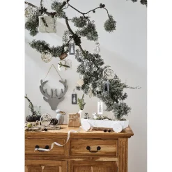 Tête de renne grise à suspendre