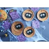 Vaisselle jetable Halloween motif araignée serviette x10 et assiette x10