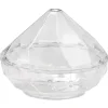 Verrine transparente forme diamant x12