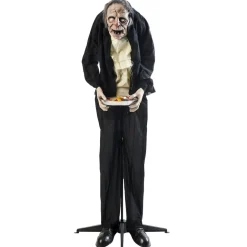 Vieil homme animé et sonore Halloween H153 cm