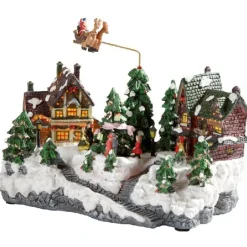 Village de Noël lumineux et musical